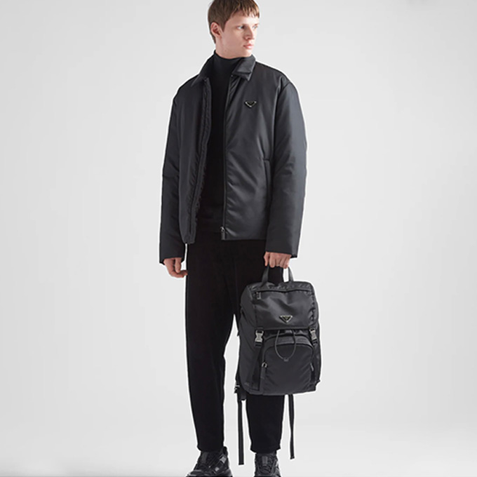 9a+ prada small re-nylon backpack